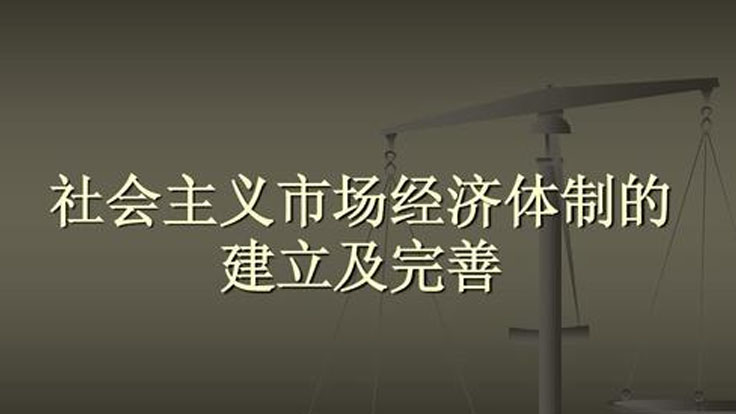 高水平社會(huì)主義市場(chǎng)經(jīng)濟(jì)體制 這些領(lǐng)域改革應(yīng)牢牢抓在手